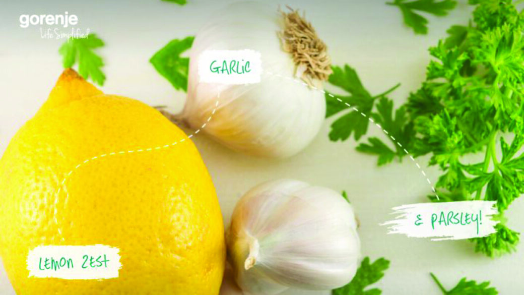 #SimpleFacts food board – Lemon, garlic and parsley